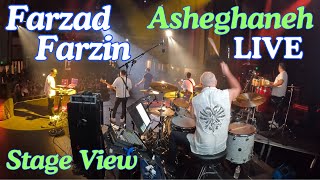 Farzad Farzin Sings Neghab amp Asheghaneh LIVE USA Tour 2024  Stage View features drummer Dave Haddad [upl. by Suhpoelc790]