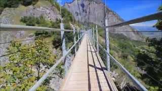 la Passerelle de Farinet  Saillon Valais [upl. by Eittod]