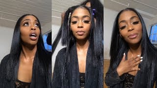 Nafessa Williams  Instagram Live Stream  18 March 2018 [upl. by Silvester]