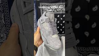 UA Jordan 4 KAWS unboxing Wonderkicks jordan4 [upl. by Keelin]