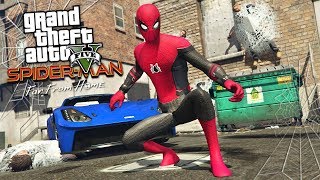 SPIDERMAN FAR FROM HOME GTA 5 Mods [upl. by Aelanej909]