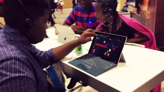 Kids Making Music at Microsoft Inspire 2017 with Stagelight [upl. by Ergener455]