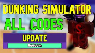 ALL Dunking Simulator CODES  Roblox Dunking Simulator Codes April 2023 [upl. by Chev]