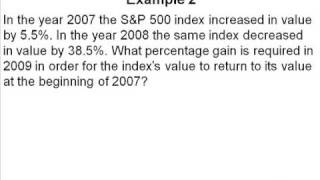 Profit and Loss  Percent IncreaseDecrease Problems [upl. by Ecienaj358]