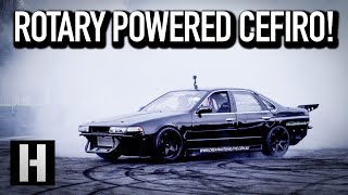 Rotary Swapped Nissan Cefiro Braaapmobile [upl. by Mariken932]