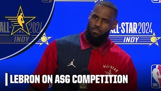 LeBron James on AllStar Game competitiveness We need to figure it out  NBA on ESPN [upl. by Cecilius]