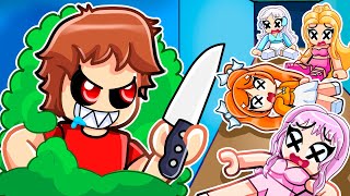 Killing MY CRAZY FAN GIRLS in Roblox MM2 [upl. by Kreindler591]