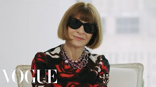 Anna Wintour Breaks Down the Best Moments of New York Fashion Week  Vogue [upl. by Ariaic]