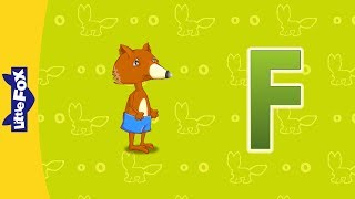 Letter F  Phonics Songs  Little Fox  Animated Songs for Kids [upl. by Bornstein]