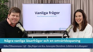 97  Sju vanliga läsarfrågor och en omvärldsspaning [upl. by Ylrrad]