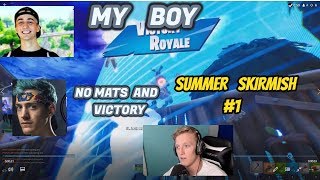 NINJACLOAK REACTING TO TFUE WINNING SUMMER SKIRMISH WEEK 8 [upl. by Nialb885]