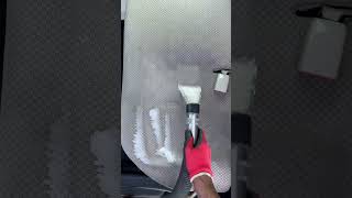 Extracting stains out of car seats detailing cleaningcarseats automobile hotwaterextraction [upl. by Plank608]