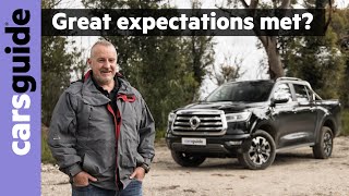 2022 GWM Ute Cannon X review Flagship Great Wall 4WD dual cab pickup put to the test off road [upl. by Sharman623]