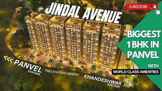 JINDAL AVENUE PANVEL  1BHK IN PANVEL  BEST PROJECT OF PANVEL realestate 1bhk panvel flats [upl. by Kano]