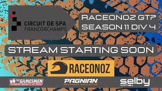 RaceOnOz GT7 Season 11 Div 4 Round 1 Spa 24h Layout  17 Laps [upl. by Roberta]