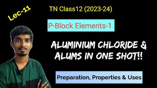 Aluminium ChlorideAlums in One ShotPBlock Elements1TN Class12Chapter2MCP Achievers Batch [upl. by Lammond700]