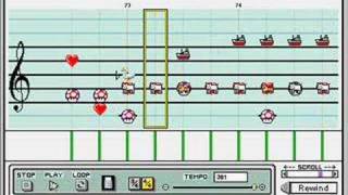 Lufia 2 Sinistral Battle Theme on Mario Paint Composer [upl. by Enrev]