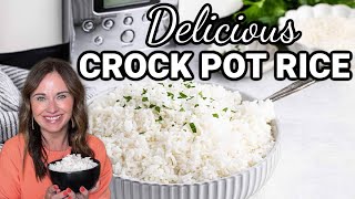 Delicious Crock Pot Rice [upl. by Afas]