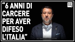 SALVINI IL VIDEO CHE HA FATTO INFURIARE LOPPOSIZIONE ▷ quotSONO COLPEVOLE DI AVER DIFESO LITALIAquot [upl. by Sivartal]