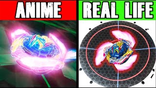 I tried the COOLEST beyblade special moves IN REAL LIFE [upl. by Ahtrim718]