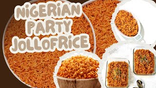 How To Cook Perfect Party Jollof Rice  Tips for Smoky Nigerian Party Jollof Rice  jollofrice [upl. by Quincy]