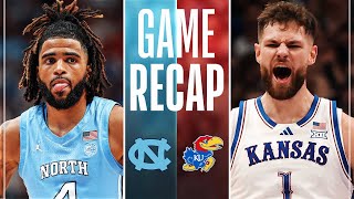 9 North Carolina vs 1 Kansas  Full Game Recap  Nov 8 2024 [upl. by Uhp]