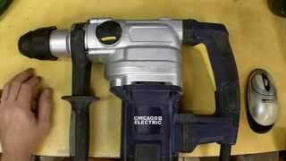 Harbor Freight SDS Max Rotary Hammer Review Item 69334 [upl. by Shanley13]