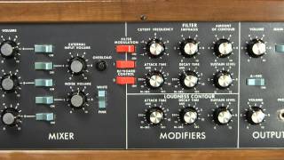 The Filter Minimoog Filter SelfOscillation [upl. by Camfort462]