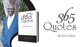 365 Quotes by Cecil G Clarke  Publishers Pick  ReadersMagnet [upl. by Kindig]