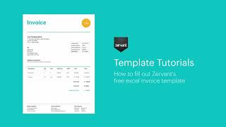 How to fill out an Excel invoice template  Free invoice template in description [upl. by Draude]