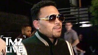 Chris Brown Gun Arrest  TMZ Live [upl. by Eimiaj]