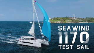 TEST Sailing the Seawind 1170 Cruising Catamaran [upl. by Tracie408]