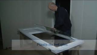 Skantrae klus instructievideo  Glas in binnendeur plaatsen [upl. by Seigel264]