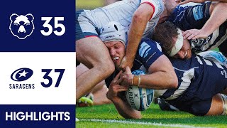 LASTGASP PENALTY IN TOPOFTHETABLE CLASH Highlights Bristol Bears vs Saracens [upl. by Fidelia871]