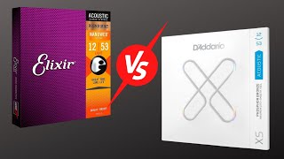 D’Addario XS VS Elixir Nanoweb [upl. by Eremehc295]