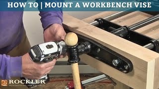 How to Mount a Workbench Vise [upl. by Krum]