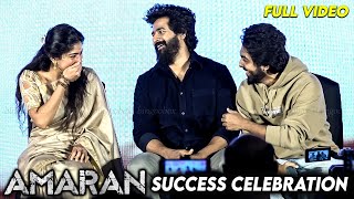 Full Video  Amaran Success Meet  Sivakarthikeyan  Sai Pallavi  Rajkumar Periasamy  GV Prakash [upl. by Tserof]