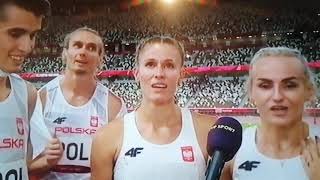 Mamy Złoto Sztafeta 4x400 Tokio 2020 Wywiad [upl. by Ahseinat3]