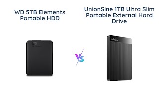 WD Elements vs UnionSine Portable HDD Which One To Buy [upl. by Statis]