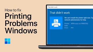 How To Fix Common Printing Issues on Windows PC [upl. by Ahsia]