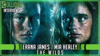 The Wilds Season 2 Interview Mia Healey and Erana James Talk Shelby and Toni [upl. by Aivatan201]