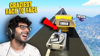 Craziest Face 2 Face Race Ever  Carry GTA V Highlight [upl. by Ettenom933]