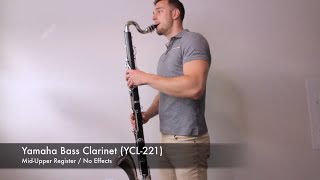 Bass Clarinet Yamaha YCL221 Demo [upl. by Duval]