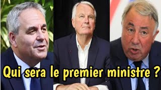 Trois candidats potentiels au poste de Premier ministre en France [upl. by Girovard]