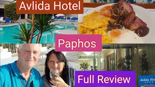 AVLIDA HOTEL  PAPHOS CYPRUS  FULL REVIEW  BOOKED WITH EASYJET HOLIDAYS [upl. by Abdu380]