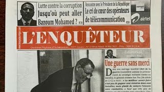 lutte contre la corruption au Niger La une des journaux [upl. by Harald]