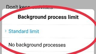 How to Choose Background process limit Standard limit  In Xiaomi Note 56 Pro [upl. by Naitsirt821]