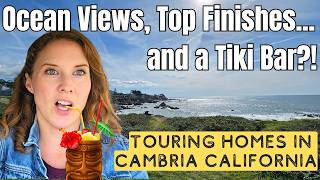 I toured 5 Cambria homes and saw Ocean Views Tiki Bar amp a She Shed [upl. by Bergmann]