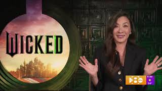 INTERVIEW Actress Michelle Yeoh talks Wicked [upl. by Langbehn]