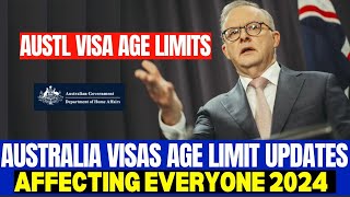 Australia Visas Age Limits Updates 2024  New Changes Affecting Everyone [upl. by Enitsenre291]